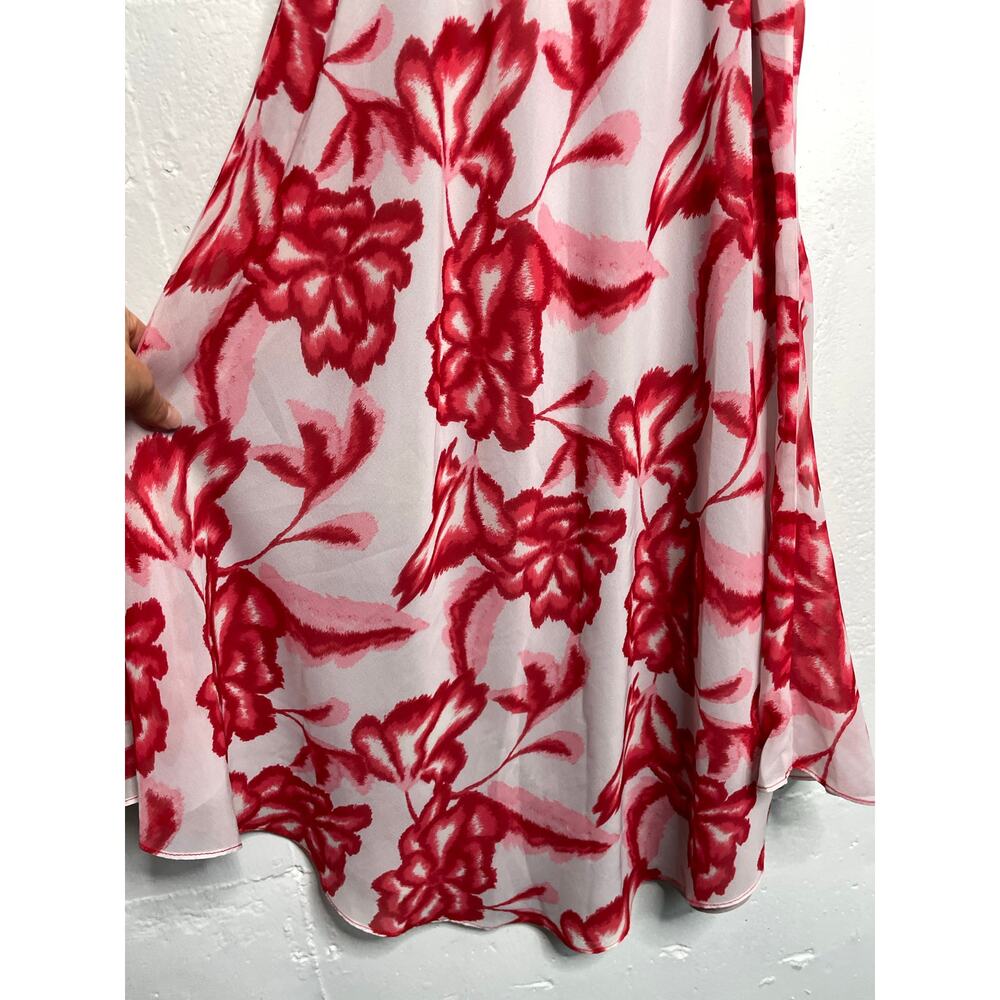 House of Harlow 1960 X Revolve Davi Midi Dress Red Floral Size XXS - Picture 6 of 8